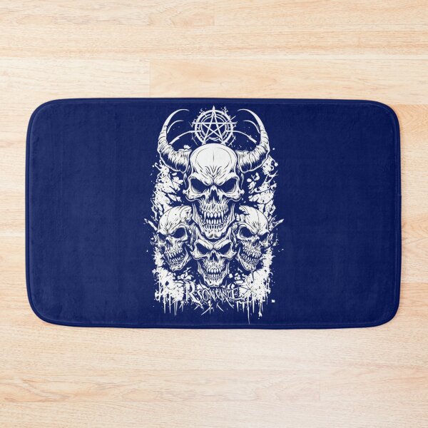 Item preview, Menacing Skulls With Pentagram designed and sold by Aise06.