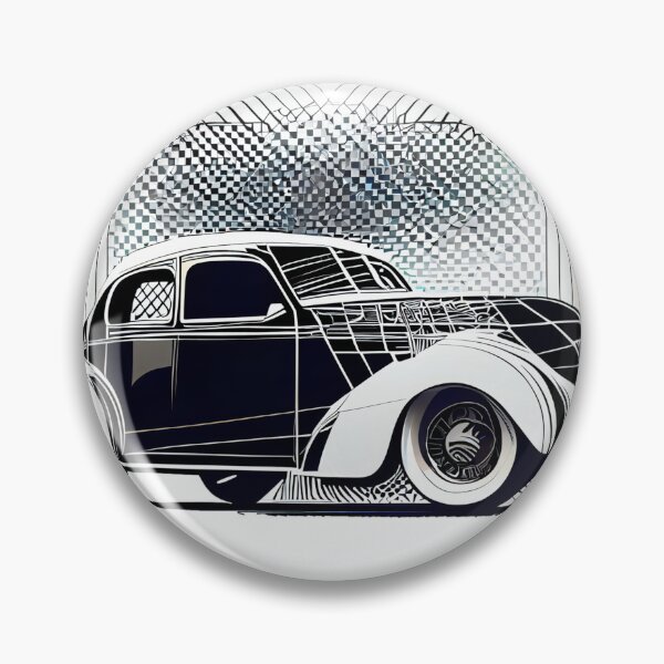 Item preview, Retro Lines: Classic Coupe Art Deco Style designed and sold by ShadowAndSlate.