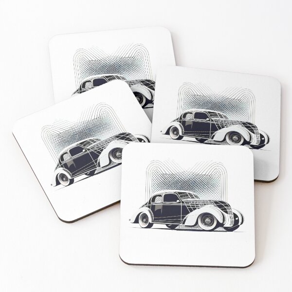 Item preview, Retro Lines: Classic Coupe Art Deco Style designed and sold by ShadowAndSlate.