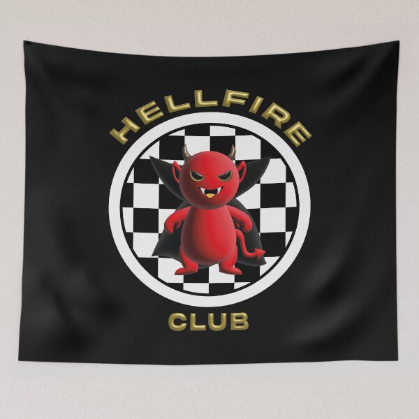 Item preview, Hellfire club logo with a 3D demon designed and sold by Martapp.