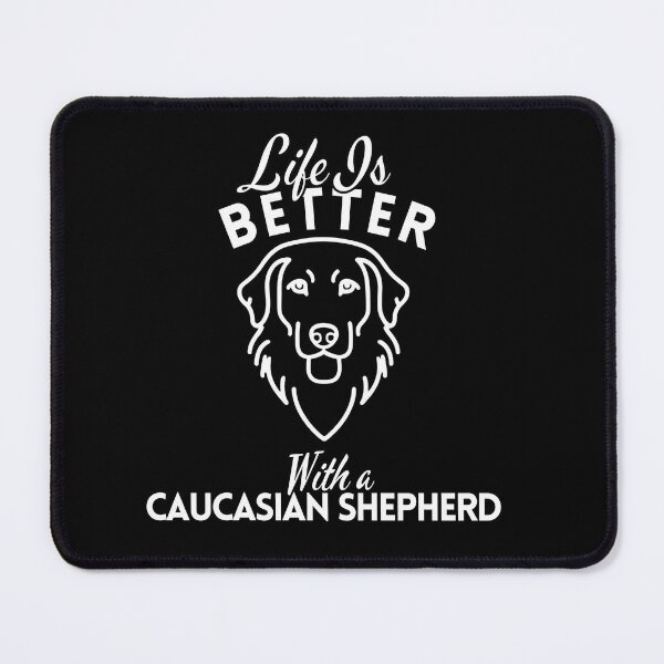 Item preview, Life Is Better With a Caucasian Shepherd – Minimalist Fierce Guardian Dog Design designed and sold by GoodyPaws.