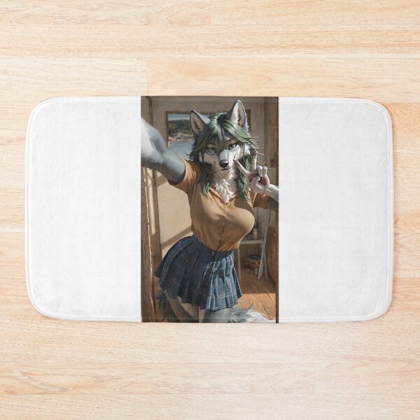 Item preview, Furry wolf anthro photo tshirt designed and sold by penzone.