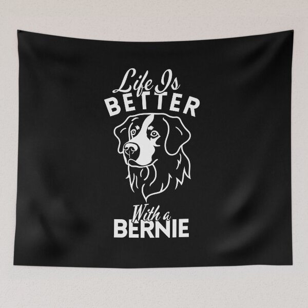 Item preview, Life Is Better With a Bernese Mountain Dog – Minimalist Fluffy Companion Design designed and sold by GoodyPaws.