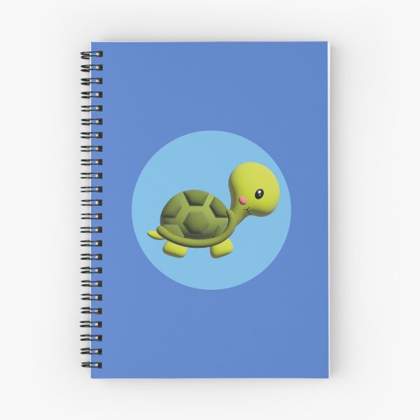 Item preview, 3d illustration of a funny turtle in green tones inside a blue circle designed and sold by Martapp.