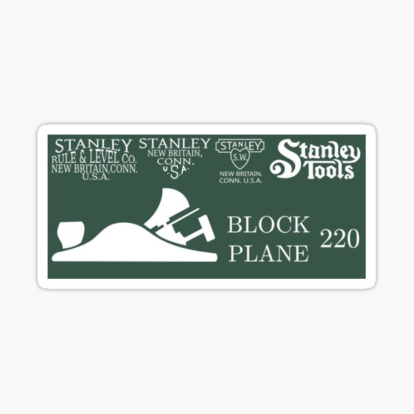 Item preview, Stanley block plane #220 box label designed and sold by chgans.