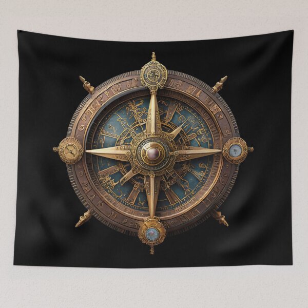 Item preview, steampunk style viking compass designed and sold by fotoryum.
