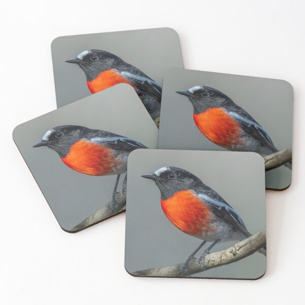 Item preview, Male Scarlet Robin designed and sold by Nick Vertsonis.