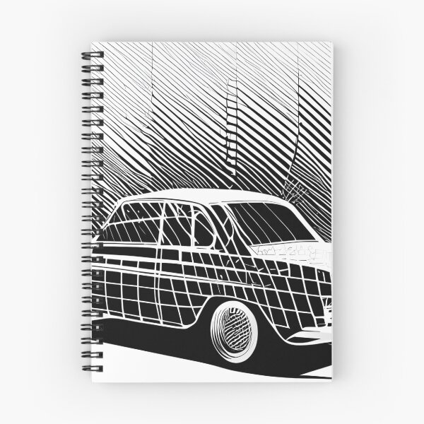 Item preview, Retro Grids: Abstract Classic Sedan Art designed and sold by ShadowAndSlate.