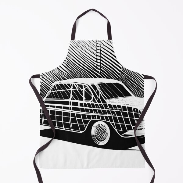Item preview, Retro Grids: Abstract Classic Sedan Art designed and sold by ShadowAndSlate.