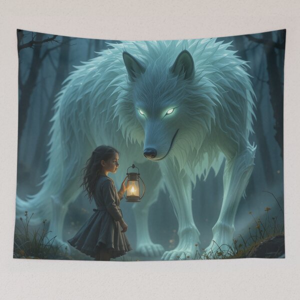 Item preview, Wolf and Girl designed and sold by RaF71PrO.