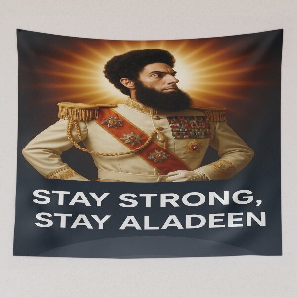 Item preview, Stay Aladeen – Satirical Motivational Poster designed and sold by 19steven88.