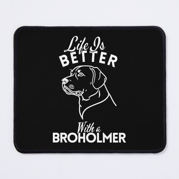Item preview, Life Is Better With a Broholmer – Minimalist Danish Mastiff Design designed and sold by GoodyPaws.