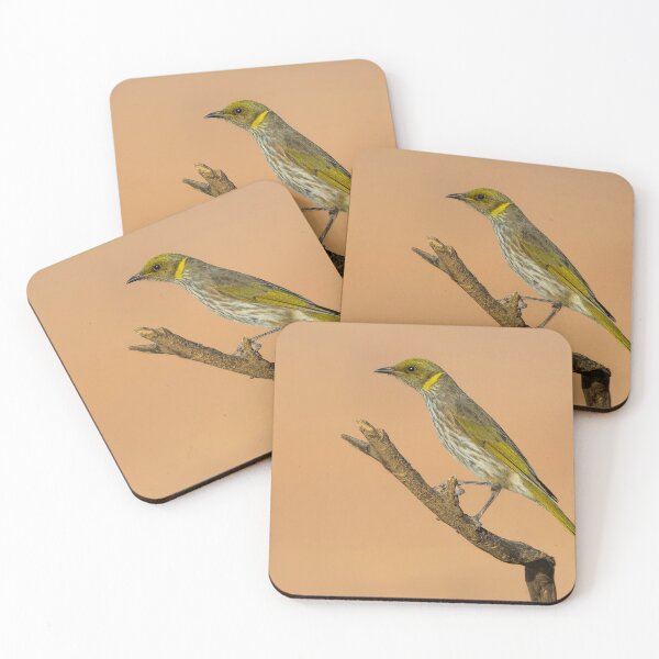 Item preview, Yellow Plumed Honeyeater designed and sold by Nick Vertsonis.