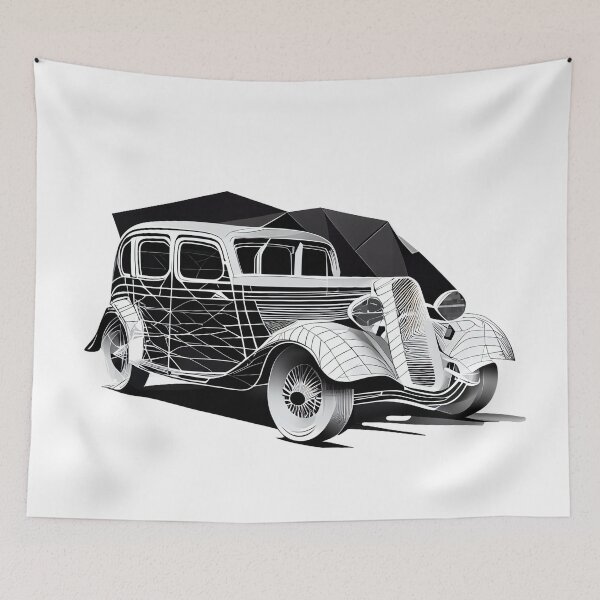 Item preview, Phantom Ride: Gothic Art Deco Coupe designed and sold by ShadowAndSlate.