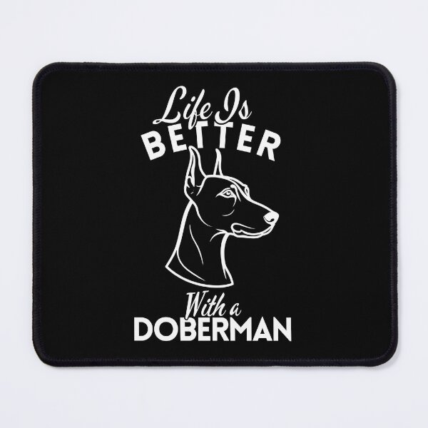 Item preview, Life Is Better With a Doberman Mom – Minimalist Sleek Guardian Dog Design designed and sold by GoodyPaws.