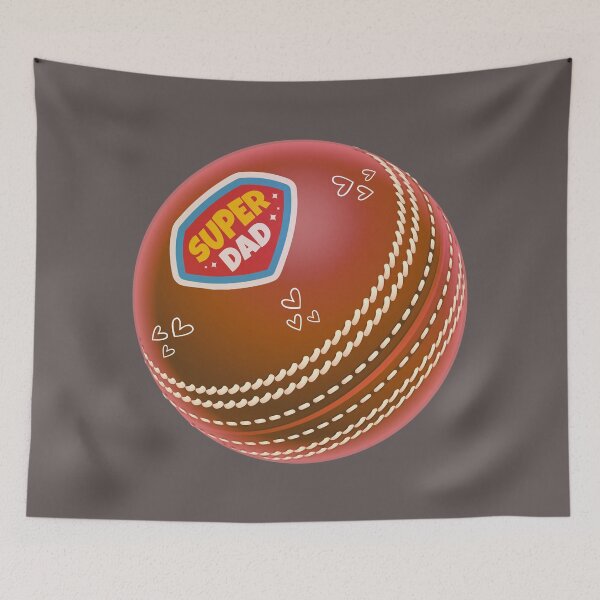 Item preview, Super dad cricket fan, Father's Day cricket ball designed and sold by ClickATee Store .