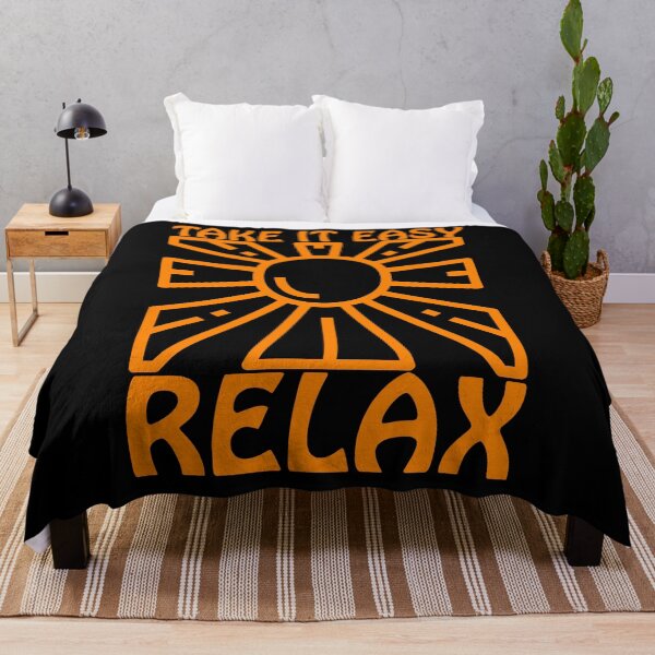 Aperçu de l'œuvre Prenez votre temps – Détendez-vous dans l'ambiance ensoleillée créée et vendue par Azrou shop.