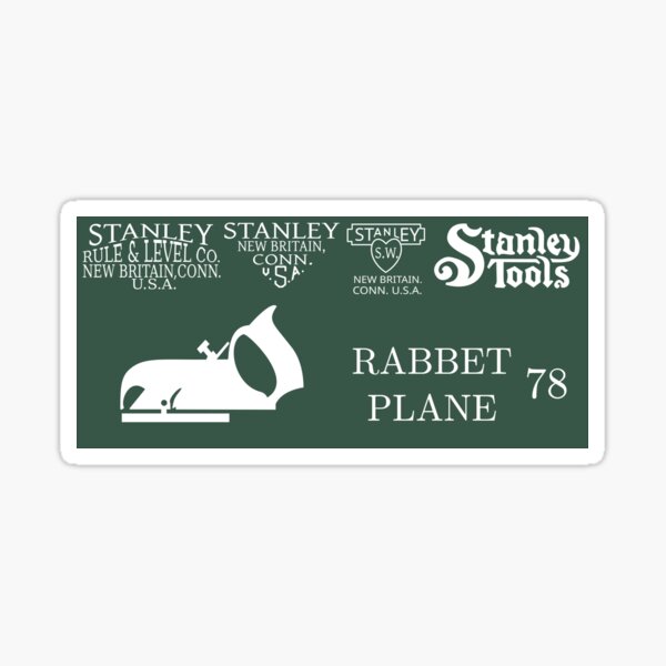 Item preview, Stanley Bailey rabbet plane #78 box label designed and sold by chgans.