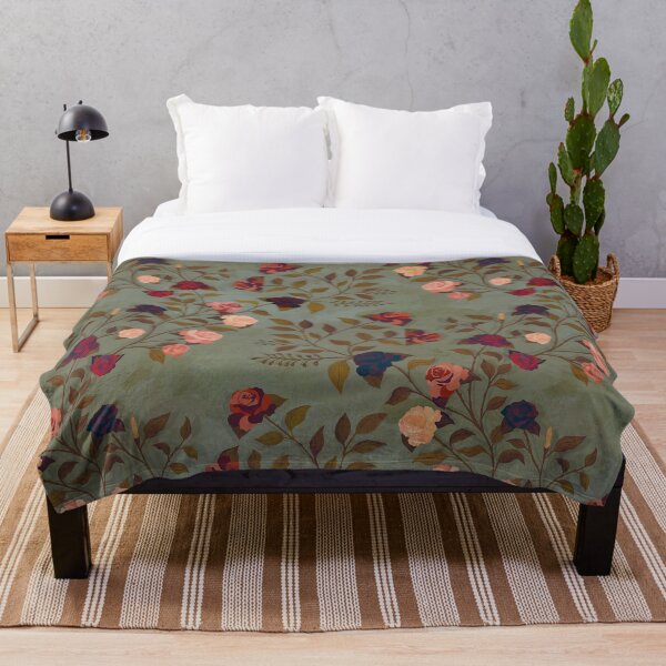 Item preview, Vintage floral mint paradise  designed and sold by Mysooni.