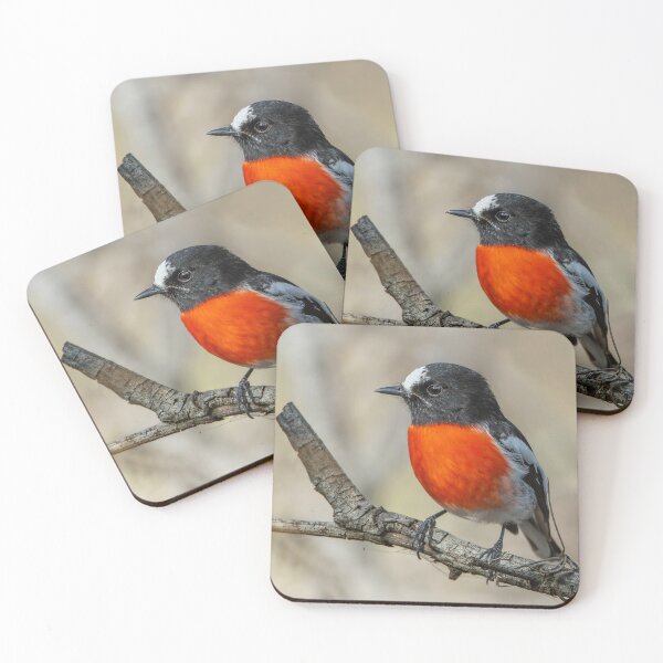 Item preview, Male Scarlet Robin designed and sold by Nick Vertsonis.