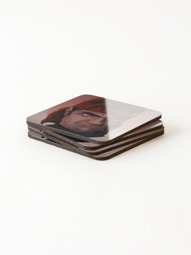 Thumbnail 4 of 5, Coasters (Set of 4), Hunter designed and sold by RaeVulsix.