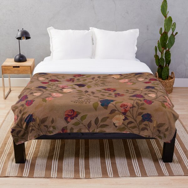 Item preview, Vintage floral peach paradise  designed and sold by Mysooni.