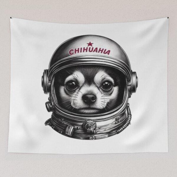 Item preview, Chihuahua,Retro Soviet Space Dog  traveler  designed and sold by Iuqiune.