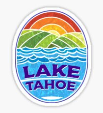 Lake Tahoe California Nevada Ski Boating Skiing Boat Sticker