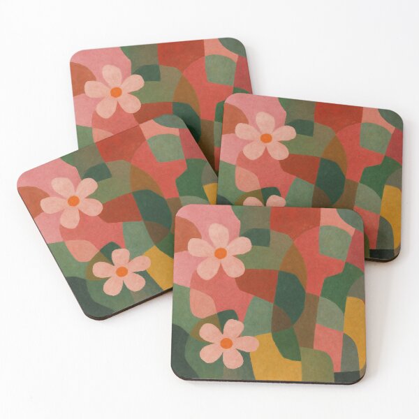 Item preview, Colorful, abstract floral pattern designed and sold by Sigtrix.