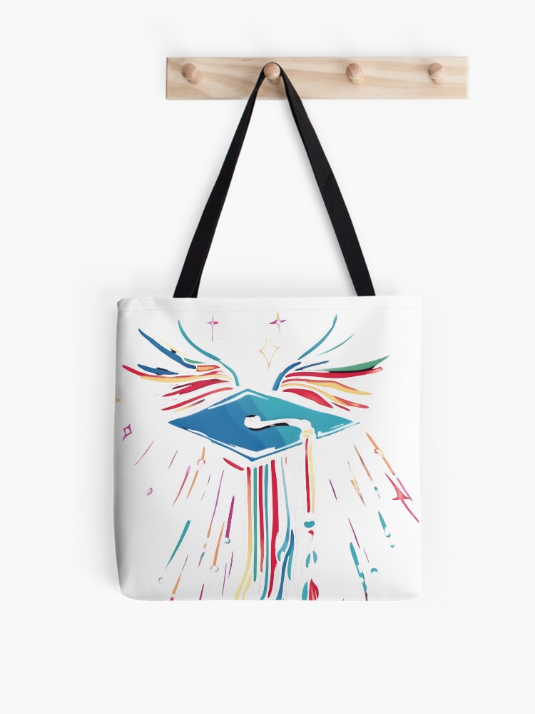 Thumbnail 1 of 2, Tote Bag, Fly High Graduate Shirt designed and sold by Ragil-Studio.