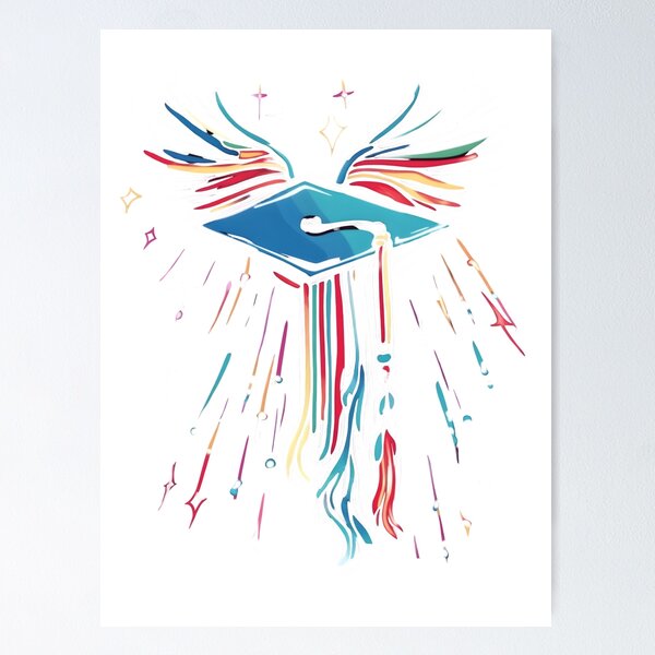 Item preview, Fly High Graduate Shirt designed and sold by Ragil-Studio.