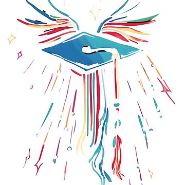 Artwork thumbnail, Fly High Graduate Shirt by Ragil-Studio