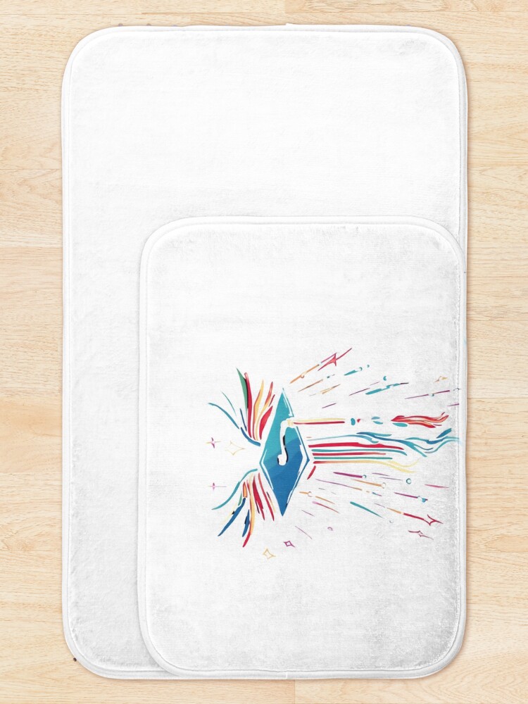 Thumbnail 5 of 6, Bath Mat, Fly High Graduate Shirt designed and sold by Ragil-Studio.