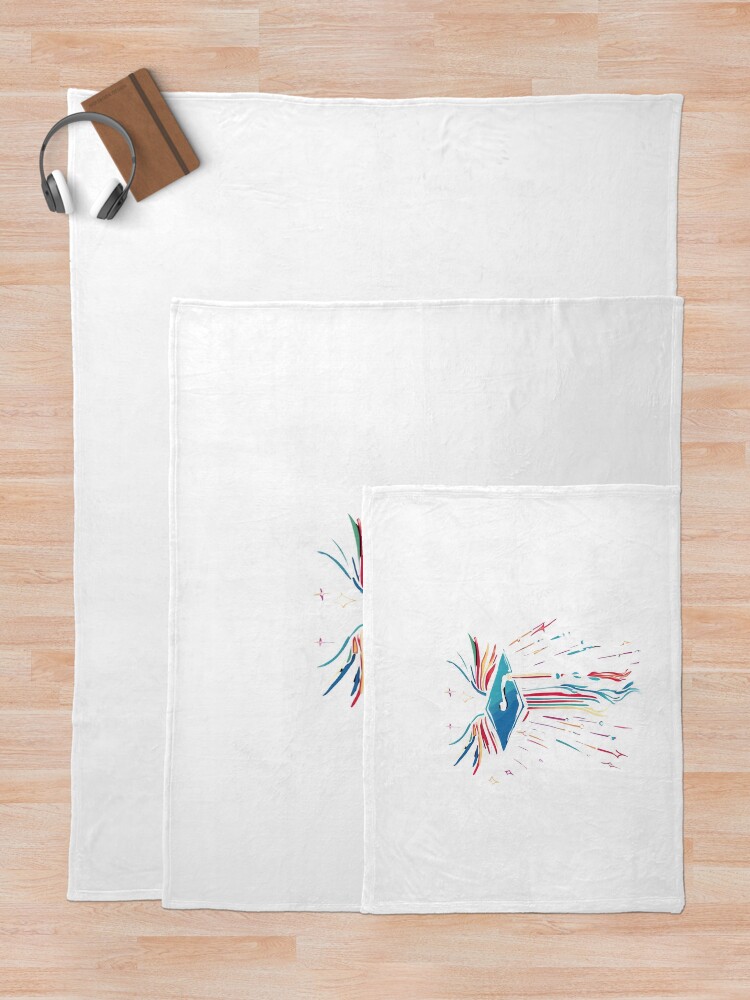 Thumbnail 5 of 6, Throw Blanket, Fly High Graduate Shirt designed and sold by Ragil-Studio.