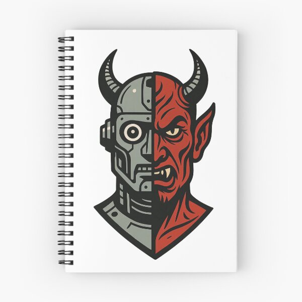 Item preview, Half Demon, Half Cyborg designed and sold by zoecreatiwe.