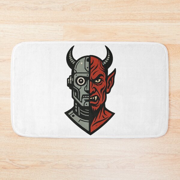 Item preview, Half Demon, Half Cyborg designed and sold by zoecreatiwe.