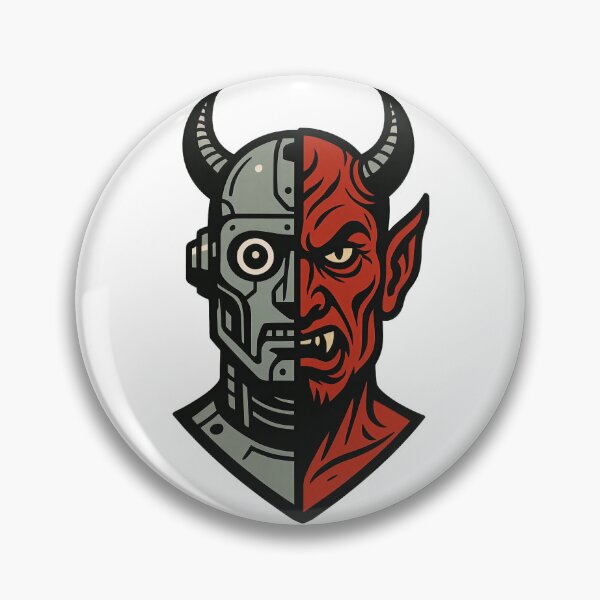 Item preview, Half Demon, Half Cyborg designed and sold by zoecreatiwe.
