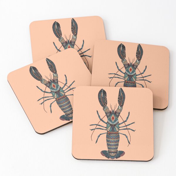 Item preview, lobster peach fuzz designed and sold by scrummy.