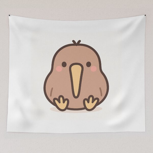 Item preview, Kawaii Kiwi designed and sold by Aotearoa-Art-Co.