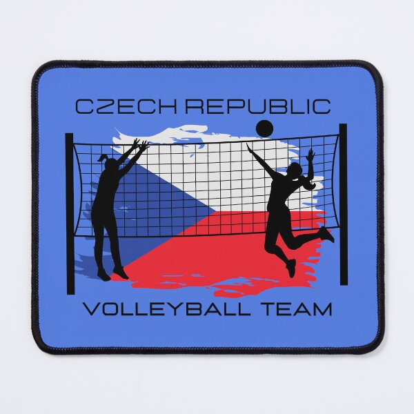 Item preview, Czech Volleyball Passion – Silhouettes & Flag Design designed and sold by MarioWorksHQ.