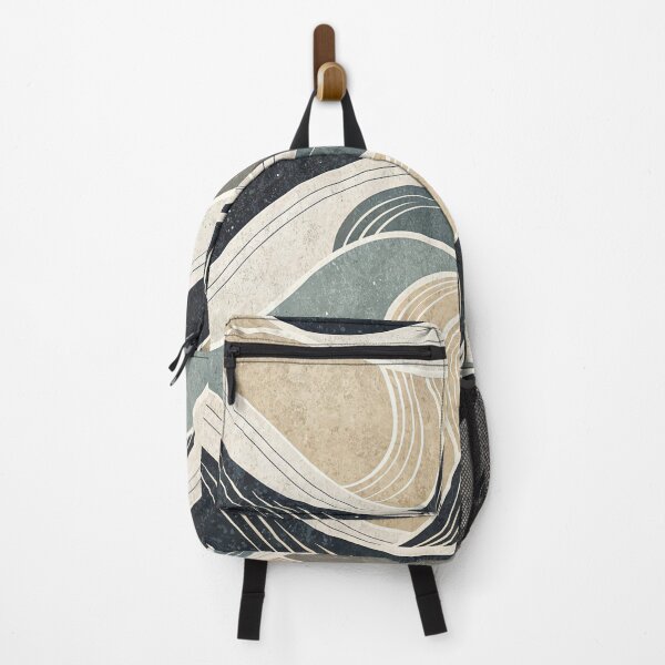 Item preview, Geometric Wave Lines – Scandinavian Abstract Art designed and sold by zaina.sho.