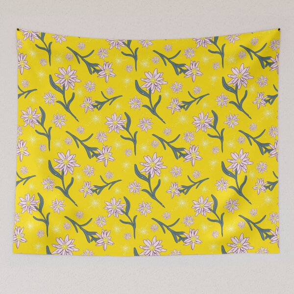 Item preview, Edelweiss colorful mountain flowers - Germany designed and sold by TiphaineBoilet.