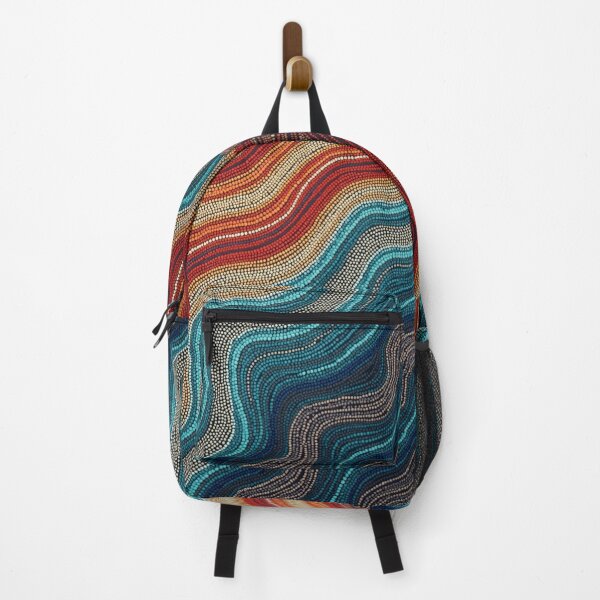 Item preview, Aboriginal Inspired Dot Art - With Hot And Cold Waves designed and sold by GrinGalore.