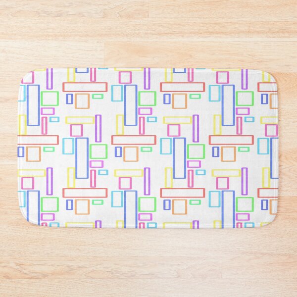 Item preview, Multicoloured rectangle pattern designed and sold by BerryBeach.