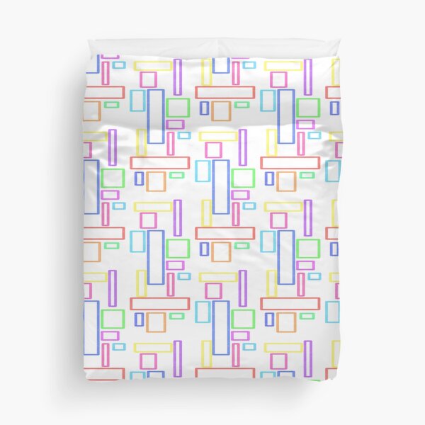 Item preview, Multicoloured rectangle pattern designed and sold by BerryBeach.