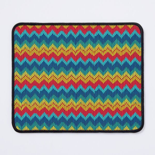 Item preview, Colorful Knit Chevron Zigzag Pattern designed and sold by tretyakov.
