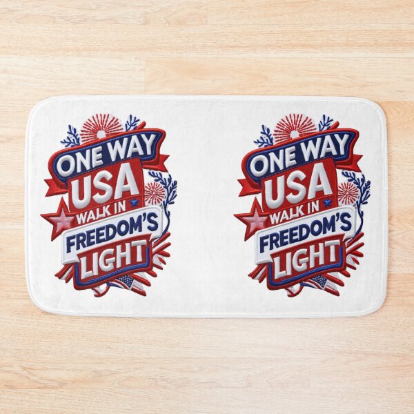Item preview, One Way USA Freedom Embroidered Patch Design designed and sold by ArtDesignTp.
