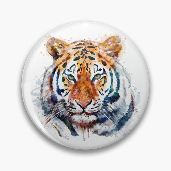 Item preview, Wild Focus: Tiger in Watercolor designed and sold by caracatita75.