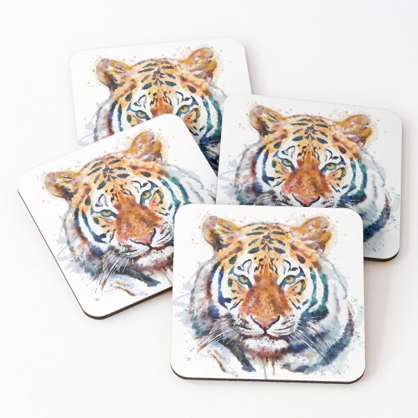 Item preview, Wild Focus: Tiger in Watercolor designed and sold by caracatita75.