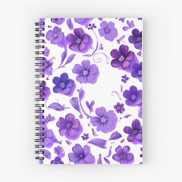 Item preview, purple beaty seamless floral designed and sold by  Mudikeys.